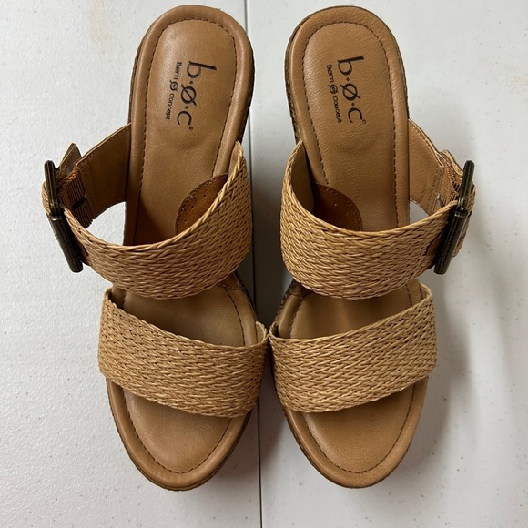 Born Concept Brown Woven Strap Sandals - Picture 3 of 8